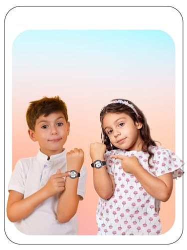 SPIKY Digital Sports Watch for Kids | Multifunctional with Luminous LED Display & Alarm | Water-Resistant & Silicone Strap | Best Birthday Gift Wrist Watches for Boys & Girls | Age 2-14 yrs
