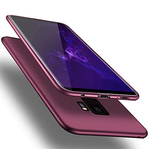 X-Level Samsung Galaxy S9 Case,X-Level Slim Fit Soft TPU Ultra Thin S9 Mobile Phone Cover Matte Finish Coating Grip Phone Case for Women Compatible Samsung Galaxy S9