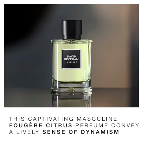 David Beckham Instinct Eau de Parfum for Men, Foug?re Citrus Perfume, Captivating & Dynamic David Beckham Fragrance, Sophisticated Perfume Bottle 75ml (2.5oz)