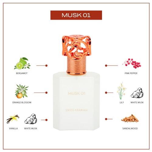 Swiss Arabian Musk 01 Unisex Eau De Parfum 50ml