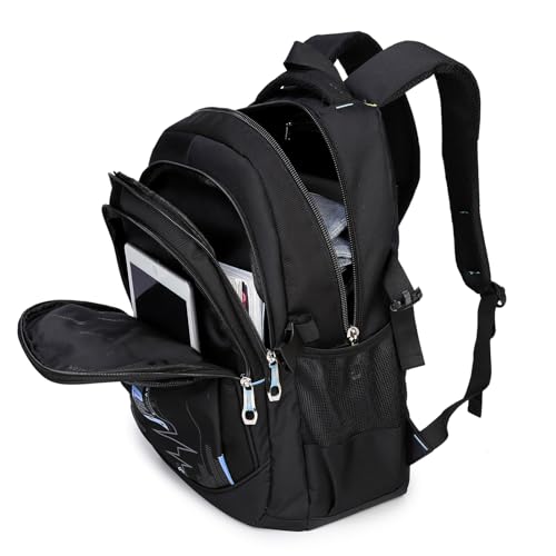 School Backpacks Student Bookbag Casual Shoulder Daypack Travel Back Pack for Teen Boys