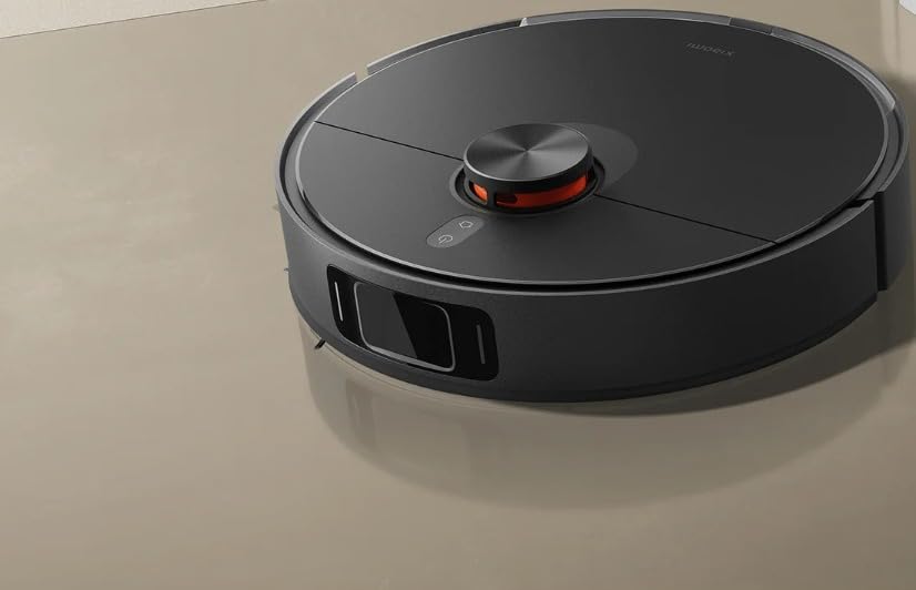 Xiaomi Robot Vacuum S20+（Black） with Auto-Raising Mop & Smart Carpet Detection, 6000Pa Suction, LDS Laser Navigation, 170min Runtime, WiFi/APP control