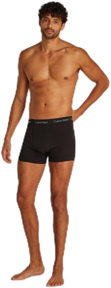 mens Low Rise Trunk 3pk 0000u2664g Underwear Bottoms Multi - BLACK BODIES W/ BLUE SHADOW/SUPREME