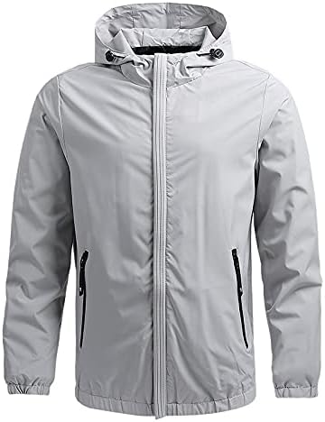 Men Water Resistant Mountain Shell Jacket Ski Jacket Wind Resistant Jacket Winter Warm Jacket for Camping Hiking Skiing