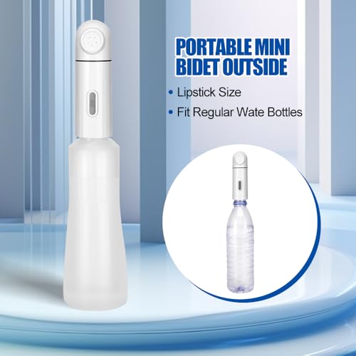 Baeskii Portable Bidet With 350ml Reservoir, High Pressure USB-Type C Mini Electric Rechargeable Handheld Travel Bidet, Water Sprayer for Women and Men, Personal Hygiene Cleaning, Postpartum Care