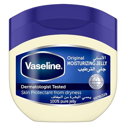 VASELINE Moisturizing Petroleum Jelly for dry skin, Original, to heal skin damage, 100ml