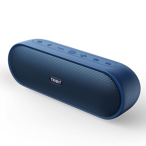Tribit XSound Plus2 30W 5.3 Bluetooth Wireless Speakers,Powerful Louder Stereo Sound with Bass-enhanced XBass Function,24H Playtime,IPX7 Waterproof,Built in Mic,150ft BT Range for Home/Outdoor (Blue)