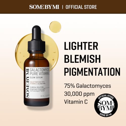 Some By Mi Galactomyces Pure Vitamin C Glow Serum | 30Ml | Daily Brightening Vitamin C Serum For Glass Skin | Improvement Of Skin Texture & Elasticity
