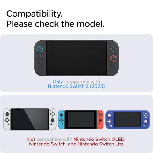 Spigen GLAStR EZ FIT designed for Nintendo Switch 2 (2025) Screen Protector Premium Tempered Glass - 2 Pack