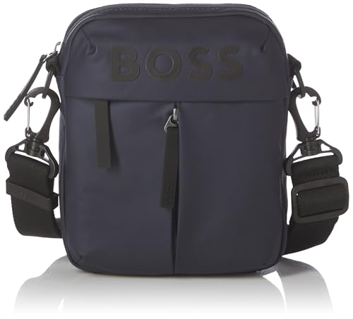 BOSS Stormy Contrast Logo Crossbody Bag, blueberry blue, PCE.