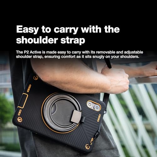 2025 Newest Android Rugged Tablet, AGM PAD P2 Active Waterproof Outdoor Tablet,16(8+8) GB +256GB, 10.95'' FHD, 50MP+8MP, Dual SIM 4G LTE/5G Hz WiFi/GPS/OTG/IP69K/Compass/Widevine L1/Helio G99