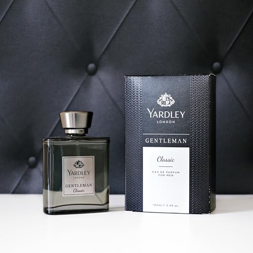 Yardley Gentleman Classic Luxury Fragrance Eau De Parfum, Citrus, Black Pepper And Spicy Blend Of Cardamom, 100Ml