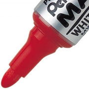 Pentel Maxiflo Mwl5M-Co Drywipe Marker, Blue, Box Of 12