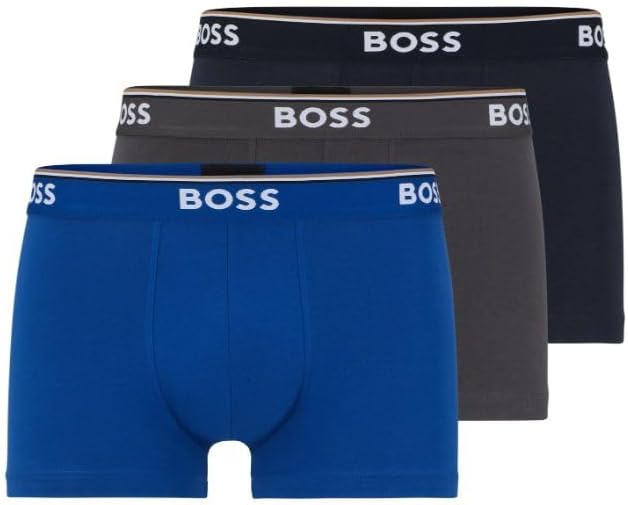 Men's Stretch Cotton 3 Pack Trunks – image 2