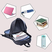 Three-piece Backpack Set personalized burden school bag sport casual Outdoor shoulder messager bag unisex handbag with pencil case - Multi Color