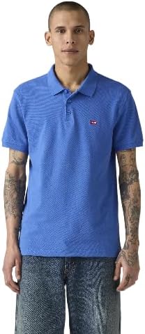 Mens Levis Hm Polo Polo Shirt - Blue