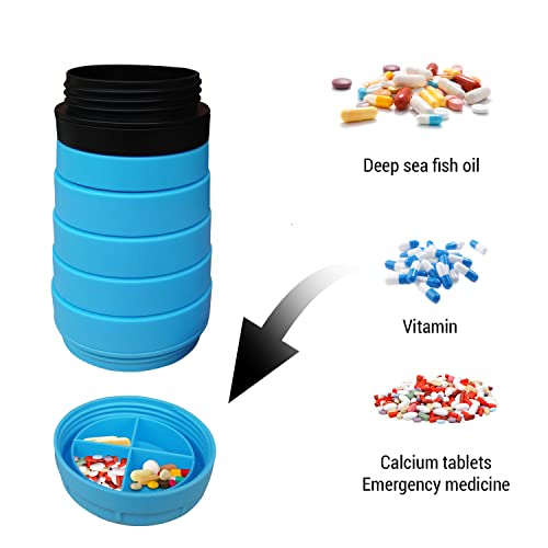 Collapsible Sports Water Bottle 750ml Silicone BPA Free foldable water bottle for kids and adults Ideal for outdoor activities School, Sports, Hiking and GYM water bottle with smart bottom storage