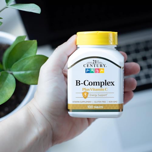 21st Century B-Complex with C Caplets - 100 Capsules
