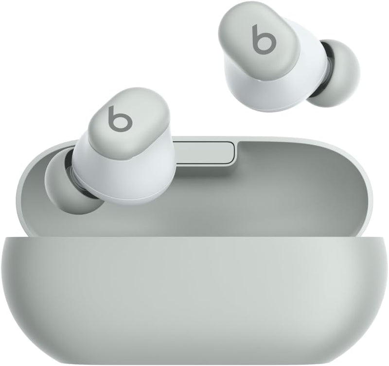 Beats Solo Buds Wireless Bluetooth Earbuds 18 Hours of Battery Life Apple & Android Compatibility Built-in Microphone - Matt Black - Storm Grey