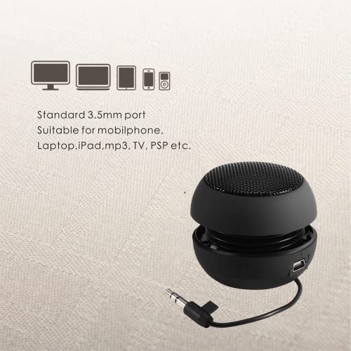 KASTWAVE Mini Speaker, Portable Speaker built-in 3.5mm Aux Audio Jack Plug, HD Stereo Sound Rechargeable Outdoor Speaker for iPad/Smart Phone/Computer