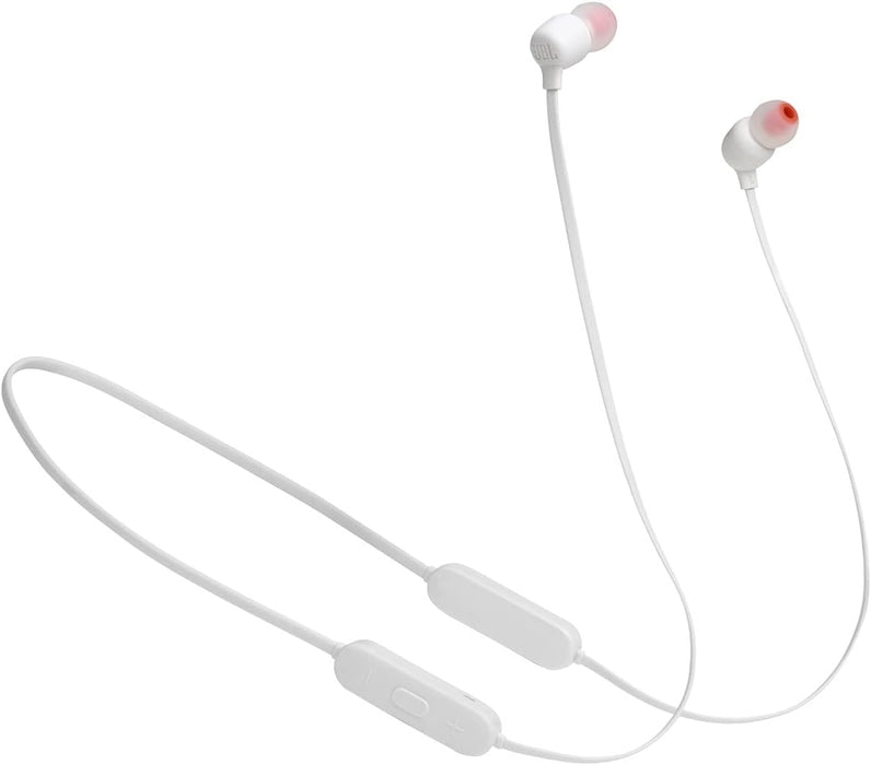 JBL Tune 110 Wired In-Ear Headphones, Deep and Powerful Pure Bass Sound, 1-Button Remote/Mic, Tangle-Free Flat Cable, Ultra Comfortable Fit - Black, JBLT110BLK