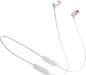 JBL Tune 110 Wired In-Ear Headphones, Deep and Powerful Pure Bass Sound, 1-Button Remote/Mic, Tangle-Free Flat Cable, Ultra Comfortable Fit - Black, JBLT110BLK