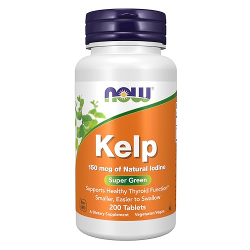 Now Kelp 150 Mcg Iodine Dietary Suppliment, 200 Tablets