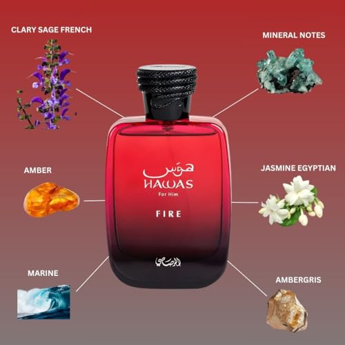 RASASI - HAWAS FIRE MEN 100 ML - EAU DE PARFUM