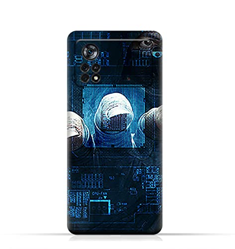 AMC Design TPU Mobile Case Cover for Xiaomi Poco X4 Pro 5G with Hacker Pattern