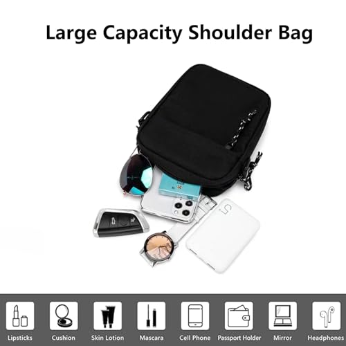 Azonee Sling Bag, Sling Crossbody Backpack Shoulder Bag for Men Women, Lightweight One Strap Sling Bag Backpack Mini Sling Purse Chest Bag for Hiking Walking Biking Travel Cycling