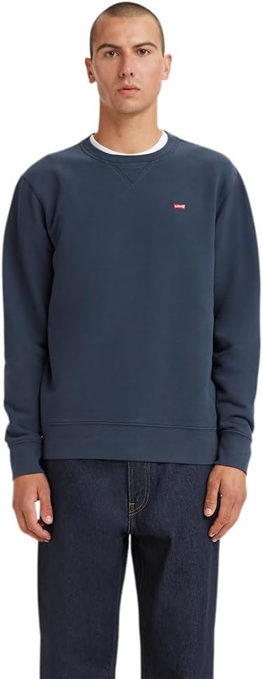 mens Original Housemark Crewneck Sweatshirt Sweatshirt (pack of 1) - Blue