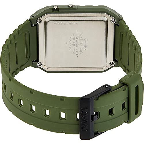 Casio Unisex Watch - CA-53WF-3BDF Green Dial, Green Band