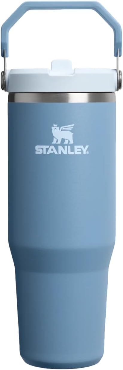 Ice Flow GO 890ml/30oz Flip Straw Wtr Btl Indigo