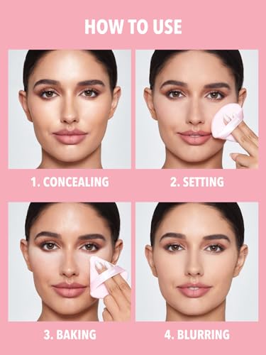 Sheglam Insta-Ready Powder Puff, Baby Pink