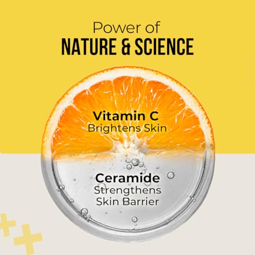 Dr. Sheth's Sunscreen SPF 50 Cream with Ceramide & Vitamin C for Oily, Sensitive, Dry Skin | For Intense Hydration | Non Greasy, Quick Absorbing | Zero White Cast | PA+++ | For Women & Men | 50g