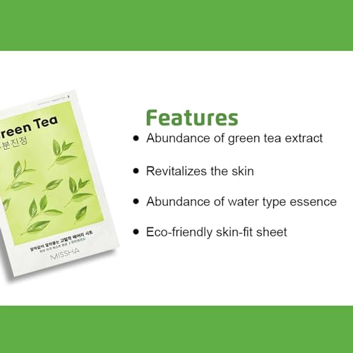 Missha Airy Fit Sheet Mask, Green Tea