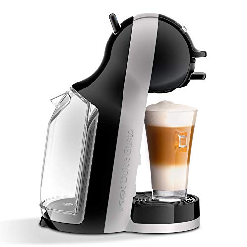Nescafe Dolce Gusto De'Longhi Mini Single Serve Capsule Coffee Machine Starter Kit, EDG155. BG, Black & Grey