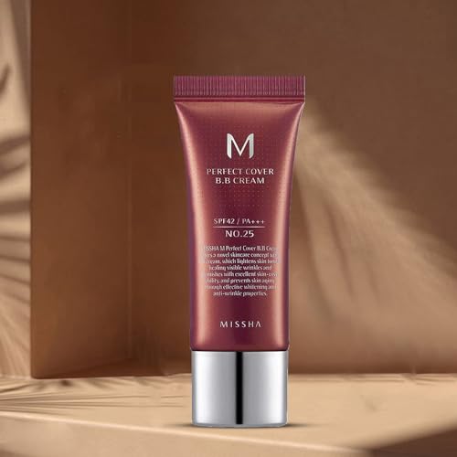 Missha M Perfect Cover Bb Cream Spf42/Pa+++, No. 25/Warm Beige, 20Ml