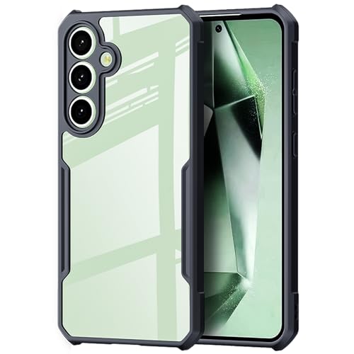 For Samsung Galaxy S24 FE Cover, Camera Lens Protection Case, TPU Shockproof Airbags Bumper Anti-Yellowing Mobile Phone Back Cover, Slim Fit Protective Casing