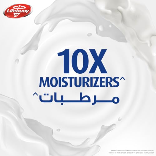 LIFEBUOY Hand Wash, Mild Care for 100% stronger germ protection* with 10x Moisturizers^, 200ml x 3