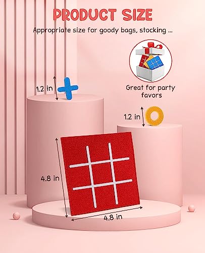 12 PCSTic Tac Toe Mini Board Game Toy for Kids and Family,Birthday Party Favors,Goody Bag,Fun Indoor Game Night Activity, Classroom Prizes Return Gifts Goodie Bag Fillers