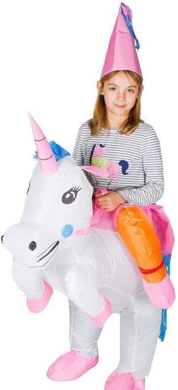 AM ANNA Inflatable Costume with Fan Cosplay Suit for Halloween - Unicorn
