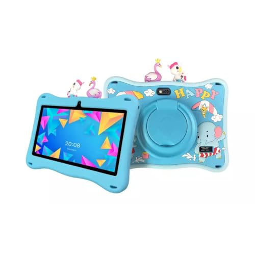 Tab 5 Kids 5G Tablet â 7 Inch IPS Display, 4GB RAM, 128GB ROM, 5G Connectivity, Long Battery Life, Parental Controls, Educational Apps âMulticolor