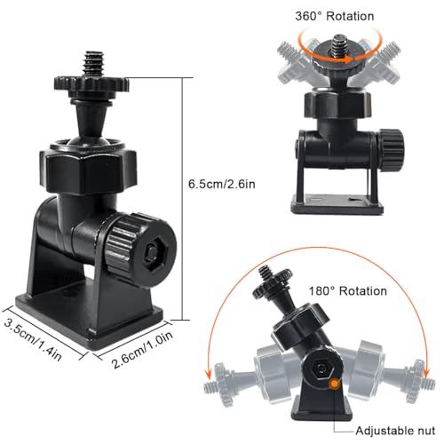 JCWINY Web cam Accessory ScreenBar Halo, Webcam Stand for Monitor Light Bar Angle Adjustable Computer Light Webcam Mount for BENQ Quntis Monitor Lamp Super Strong Nano Adhesive Mount