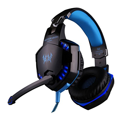 Cosmic Byte KOTION G2000 Gaming Headphone Headset Stereo Bass Over-ear Headband Mic PC Blue