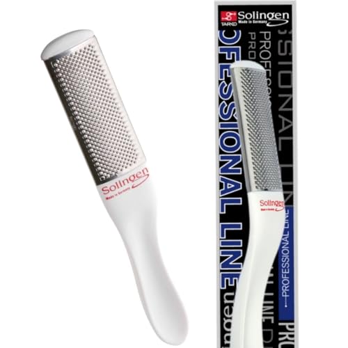 Solingen Professional Stainless Steel | Foot File | Foot Rasp | Callus Remover Best Foot Care Pedicure Tool To Remove Hard Skin | Can Be Used on Both Wet and Dry Feet | Made In Germany