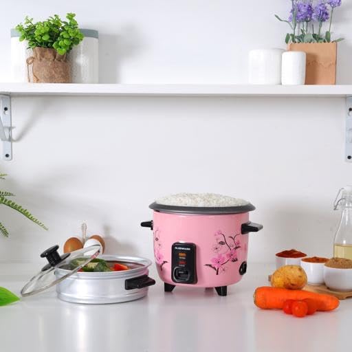 Olsenmark Rice Cooker, 0.6L | 3 In 1