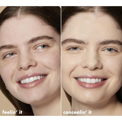 e.l.f. Hydrating Camo Concealer, Lightweight, Full Coverage, Long Lasting, Conceals, Corrects, Covers, Hydrates, Highlights, Fair Beige, Satin Finish, 25 Shades, All-Day Wear, 0.20 Fl Oz