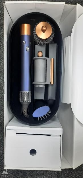 Dyson Airwrap Hair Styler - HS05-2022 - Long (Prussian Blue/Copper) (Multi-functional Attachments Are The Perfect Alternatives to a Curling Iron, Curling Wand & Blow Dryer Brush),1 count