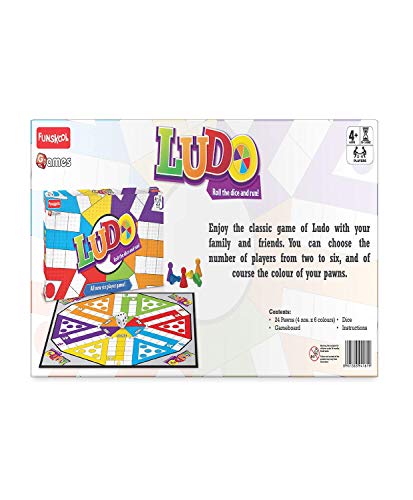 Funskool Ludo, Multi Color, Funskool, Fs9416100